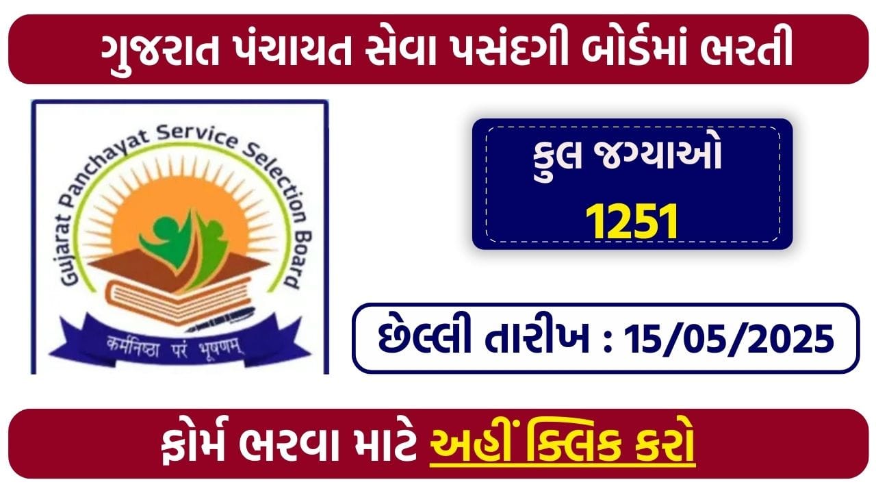 GPSSB Recruitment 2025
